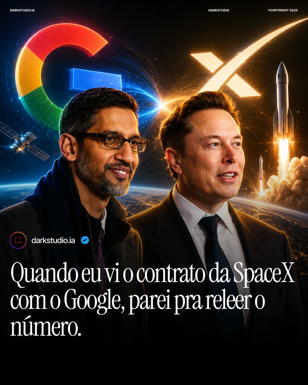 Carrossel — o contrato da SpaceX com o Google
